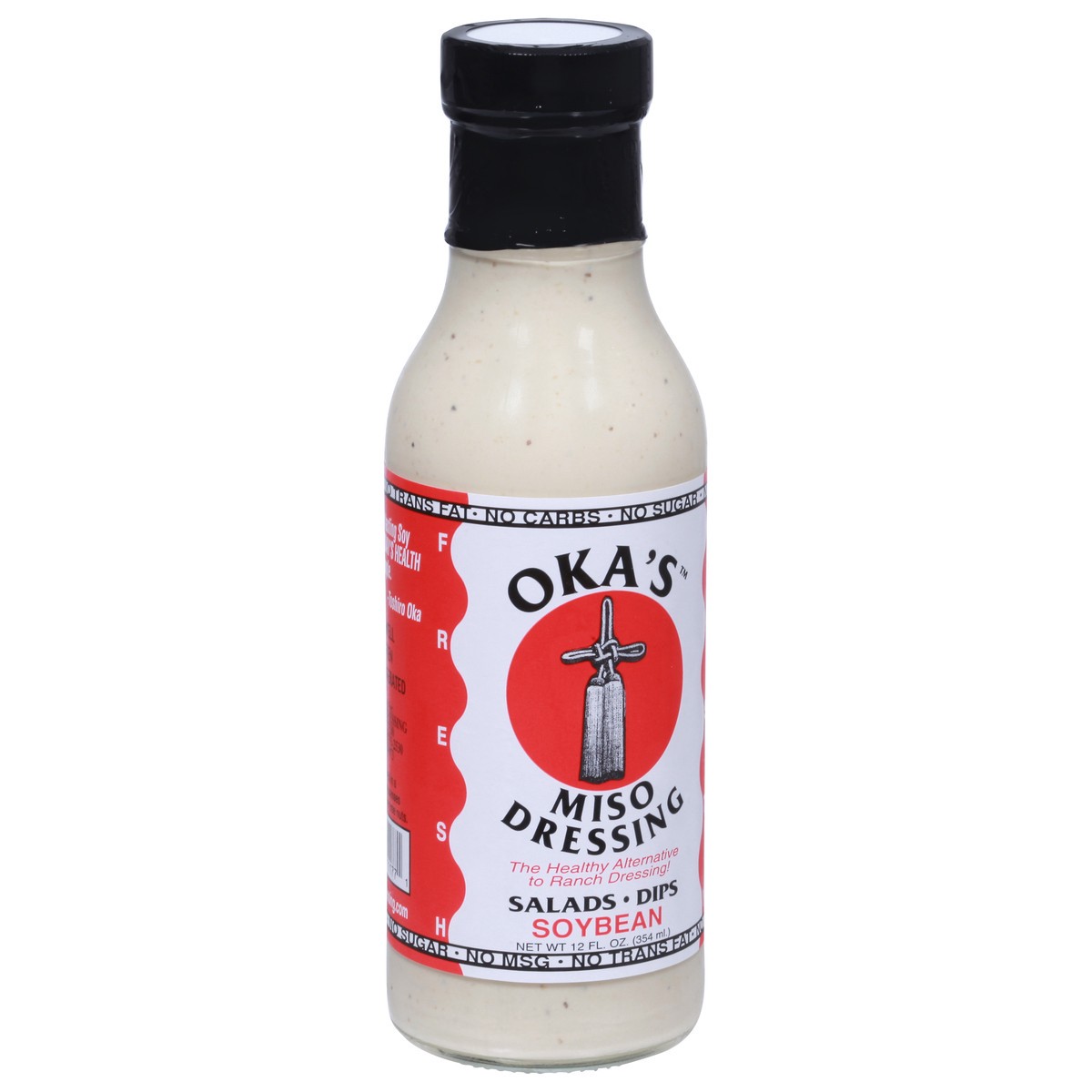 slide 6 of 13, Oka's Soybean Miso Dressing 12 fl oz, 12 oz