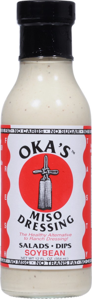 slide 4 of 13, Oka's Soybean Miso Dressing 12 fl oz, 12 oz