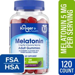Kroger Melatonin Adult Gummies 5Mg