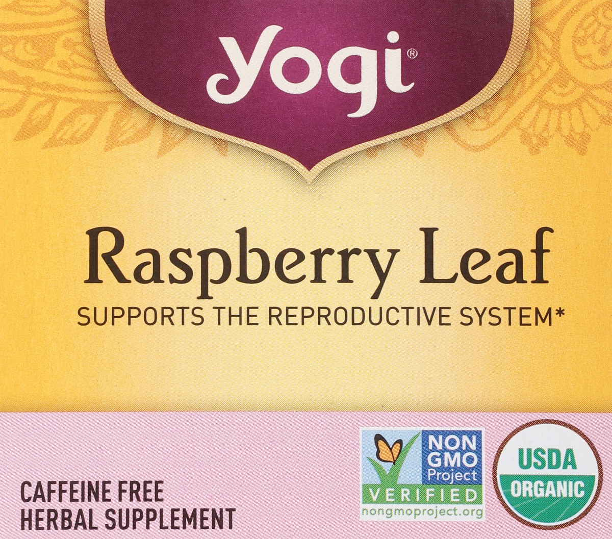 slide 8 of 9, Yogi Raspberry Leaf Herbal Supplement 16 Bags, 16 ct