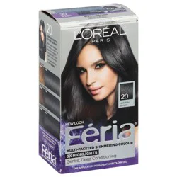 L'Oréal Fería Natural Black 20 Permanent Haircolour Gel 1 ea