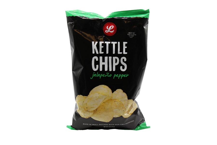 slide 1 of 1, Lucky's Market Jalapeno Kettle Chips, 5 oz