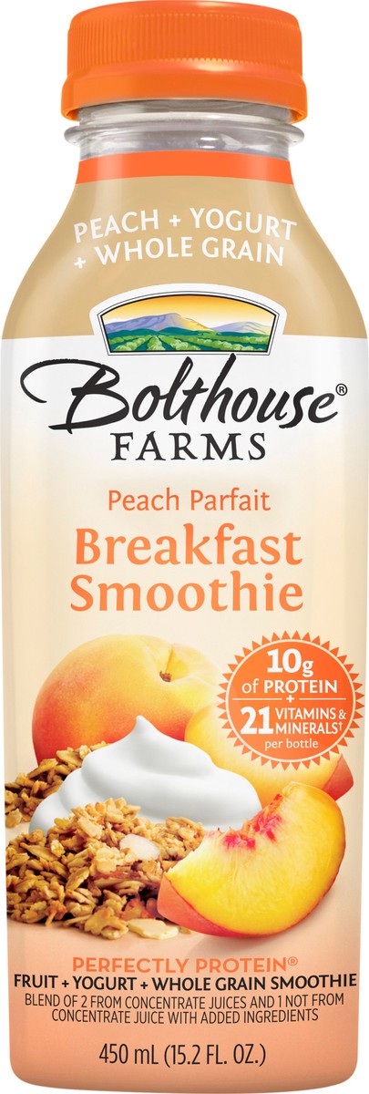 slide 4 of 5, Bolthouse Farms Peach Parfait Breakfast Smoothie - 15.2 fl oz, 15.2 fl oz