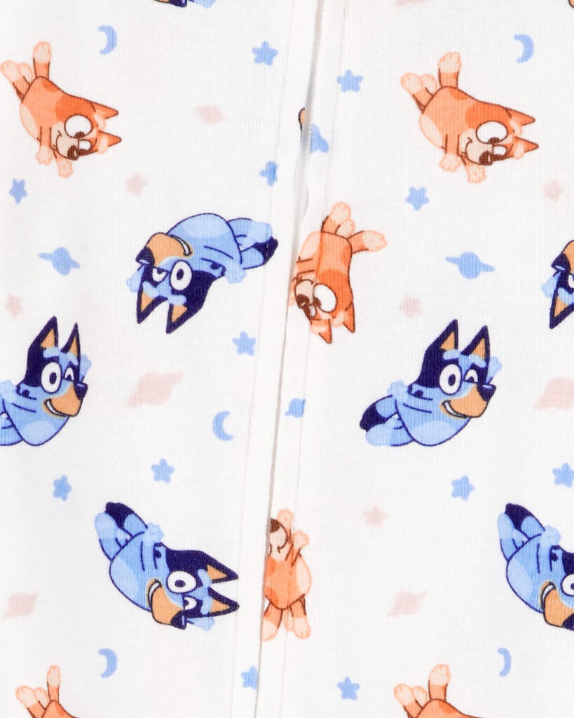 slide 2 of 2, Carter's Baby Bluey Print Cotton Blend 1-Piece Pajamas Multi 12M, 1 ct