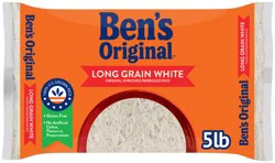 BEN'S ORIGINAL™ Long Grain White Original Enriched Parboiled Rice, 5 lbs.