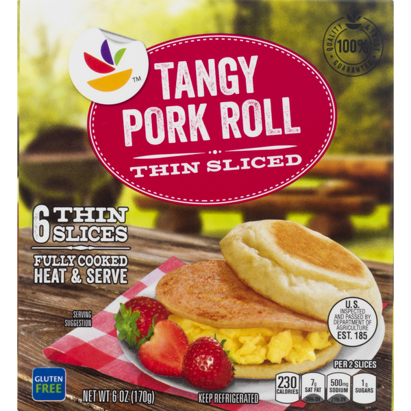 slide 1 of 1, Fully Cooked Tangy Pork Roll Thin Sliced, 6 oz