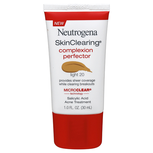 slide 1 of 10, Neutrogena Skin Clearing Complexion Perfector - Light, 1 oz