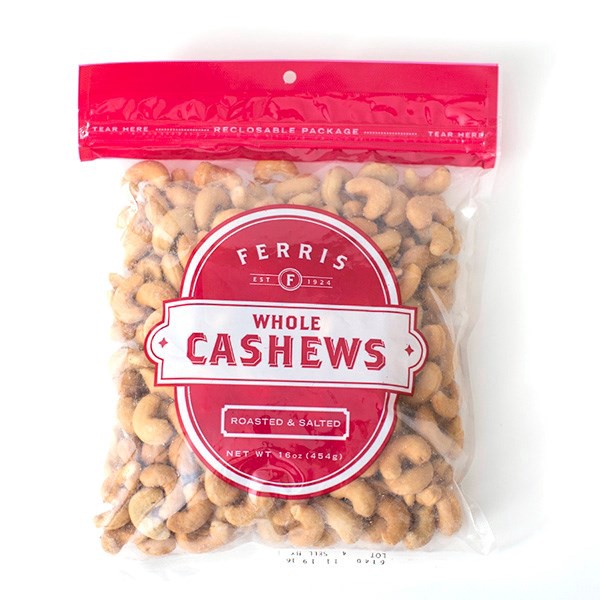 slide 1 of 1, Ferris Whole Cashews, 16 oz