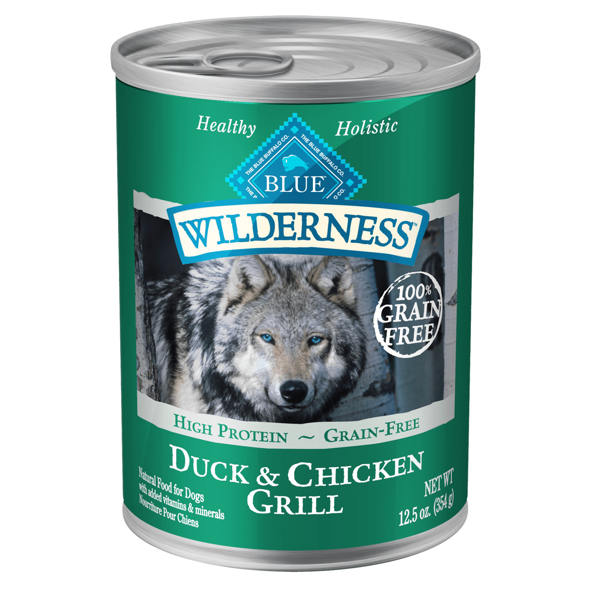 slide 1 of 1, Blue Buffalo Wilderness Canned Dog Food, 12.5 oz