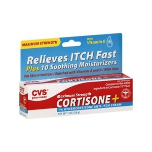 slide 1 of 1, CVS Pharmacy Hydrocortisone Plus Anti-Itch Cream Maximum Strength, 1 oz