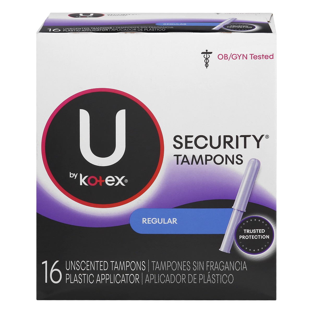 slide 1 of 11, U by Kotex Kotex Regular Security Tampons, 16 ct