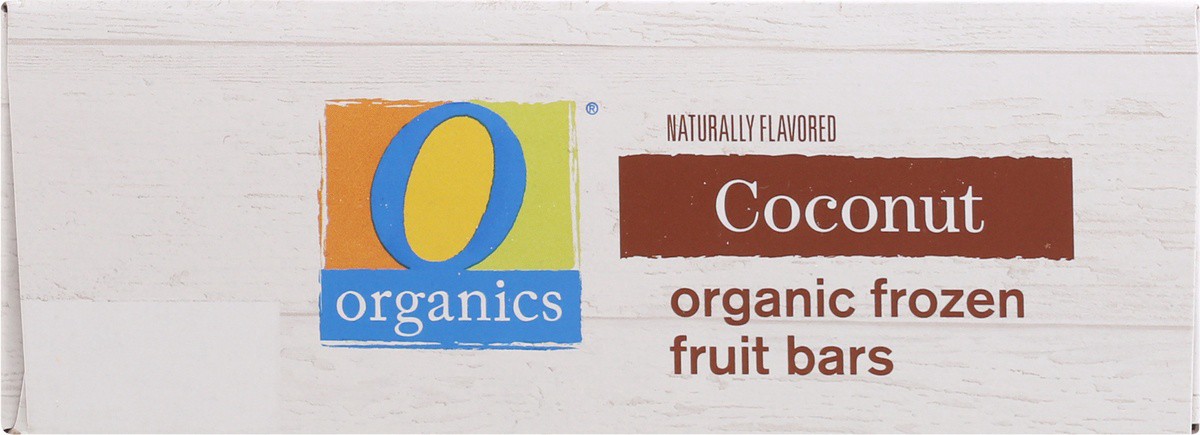 slide 5 of 9, O Organics Coconut Fruit Bars, 6 ct: 2.45 fl oz