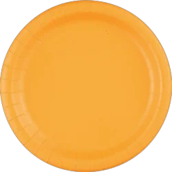 Celebrations Creative Expressions Touch of Color School Bus Yellow Dinner Plate 9 in