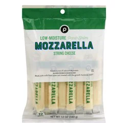 Publix Mozzarella String Cheese Reduced Fat