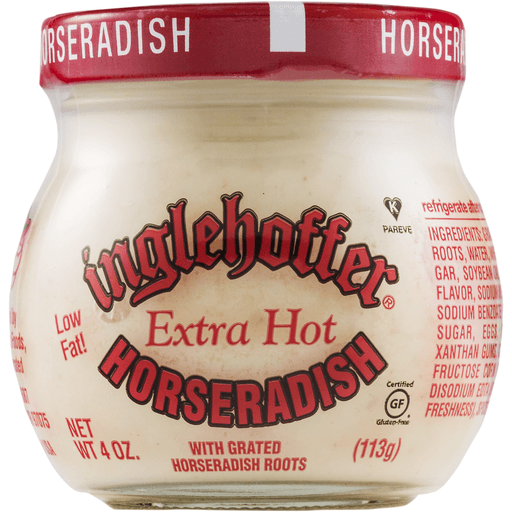 slide 6 of 9, Inglehoffer Low Fat Extra Hot Horseradish with Grated Horseradish Roots 4 oz, 4 oz