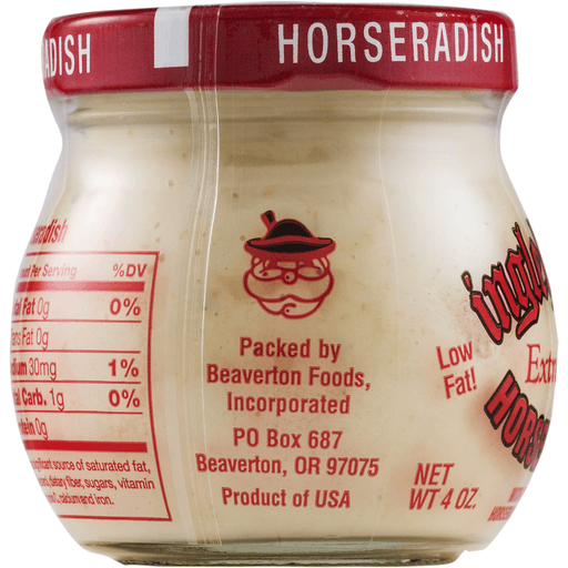 slide 9 of 9, Inglehoffer Low Fat Extra Hot Horseradish with Grated Horseradish Roots 4 oz, 4 oz