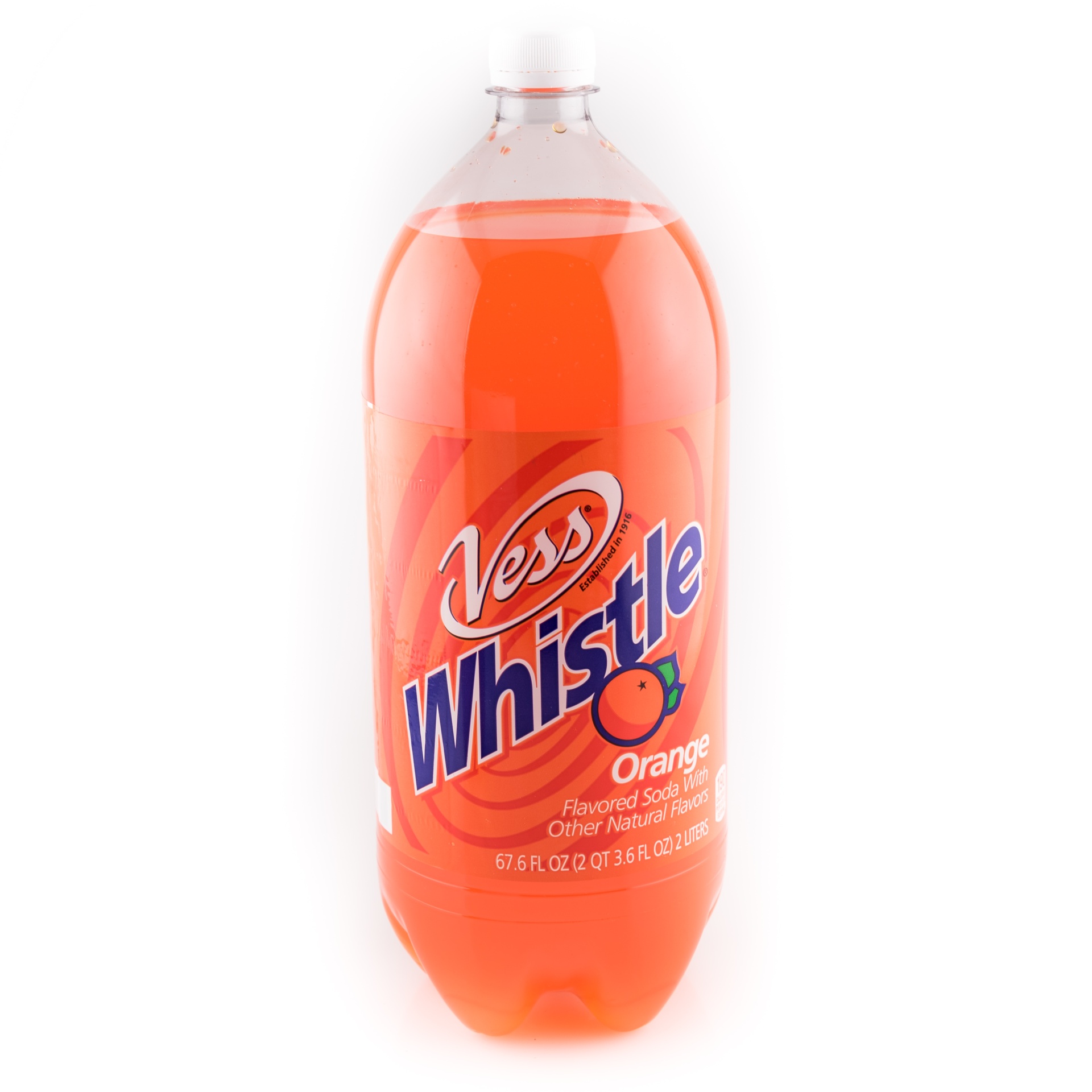 slide 1 of 1, Vess Whistle Orange Soda, 67.6 fl oz