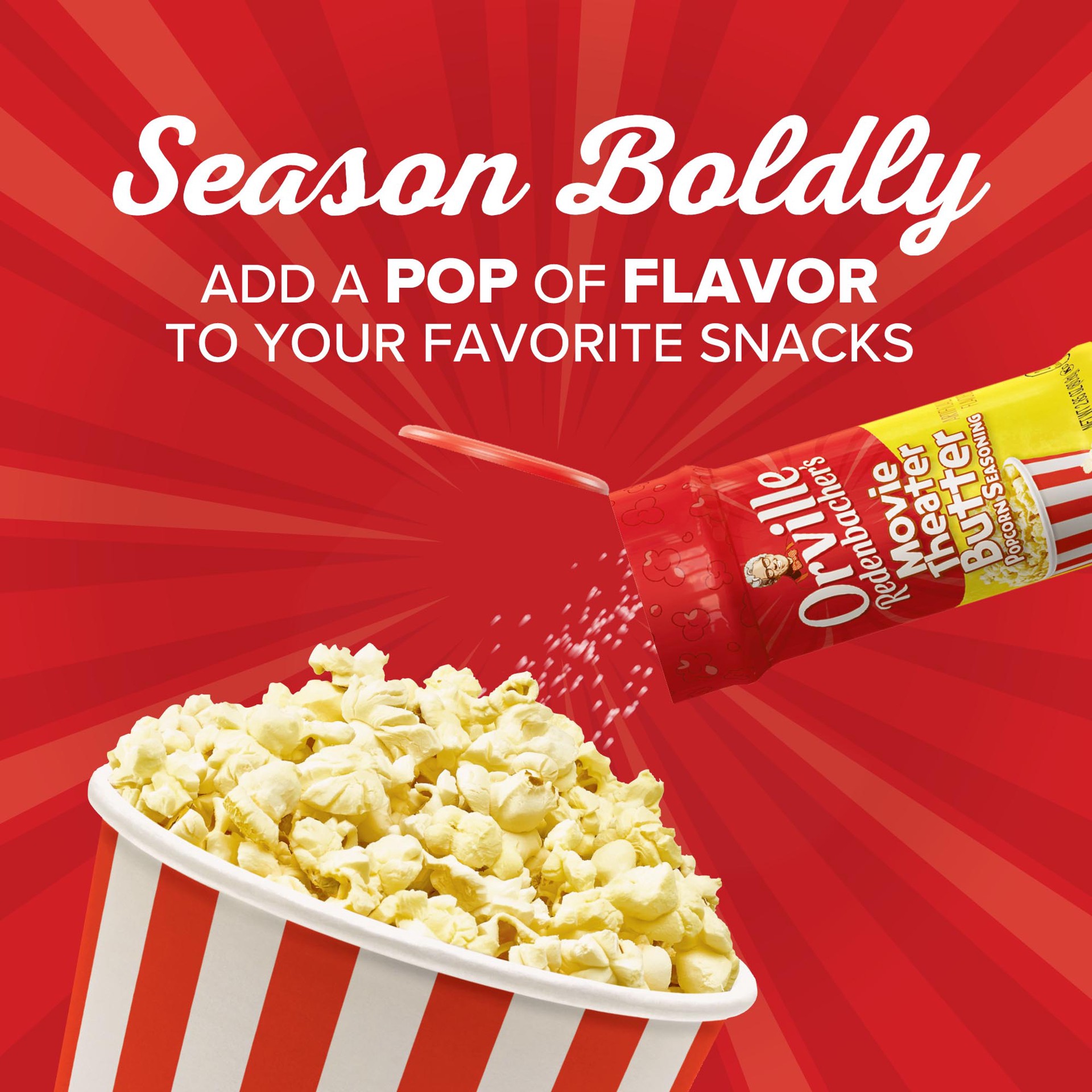 slide 2 of 5, Orville Redenbacher's Movie Theater Butter Artificially Flavored Popcorn Seasoning, 2.4 oz., 2.4 oz