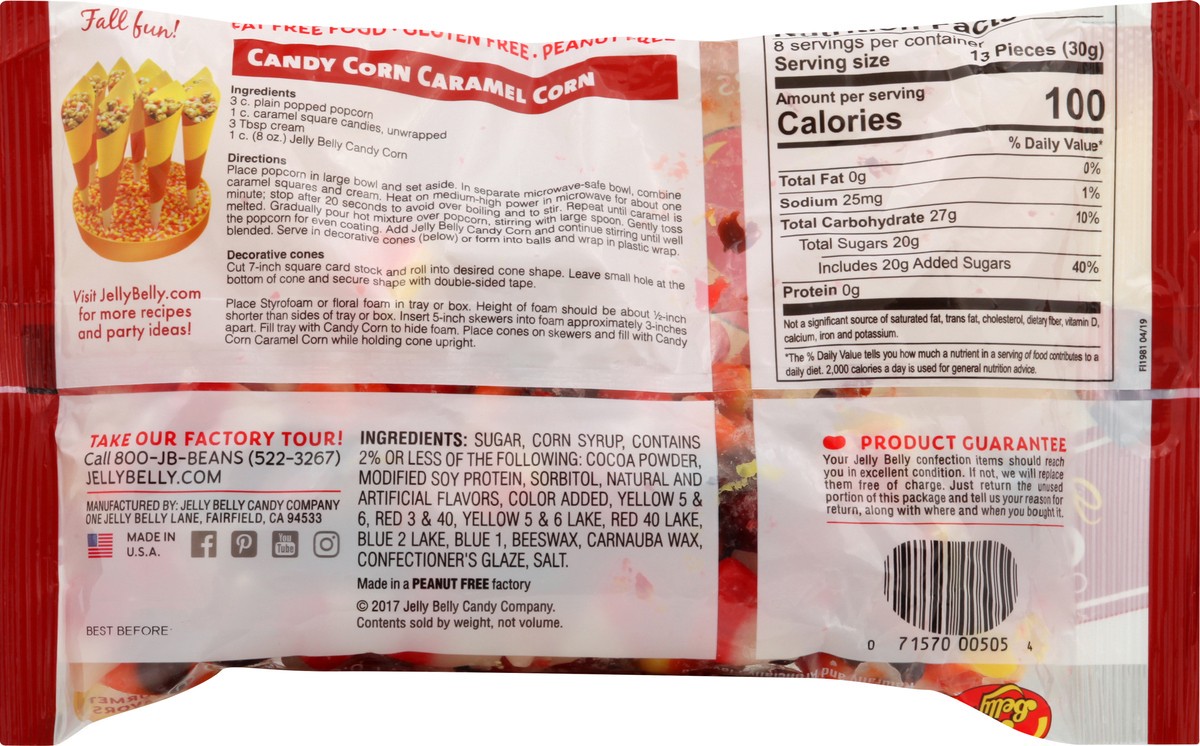 slide 8 of 8, Jelly Belly Giant Candy Corn, 8.5 oz