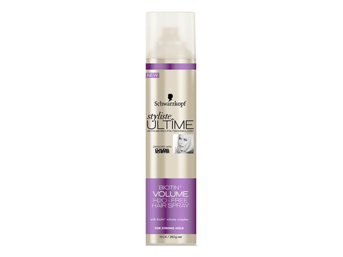 slide 1 of 2, Schwarzkopf Styliste Ultinme Biotin+ Volume Texture H2O-Free Hairspray, 10 oz