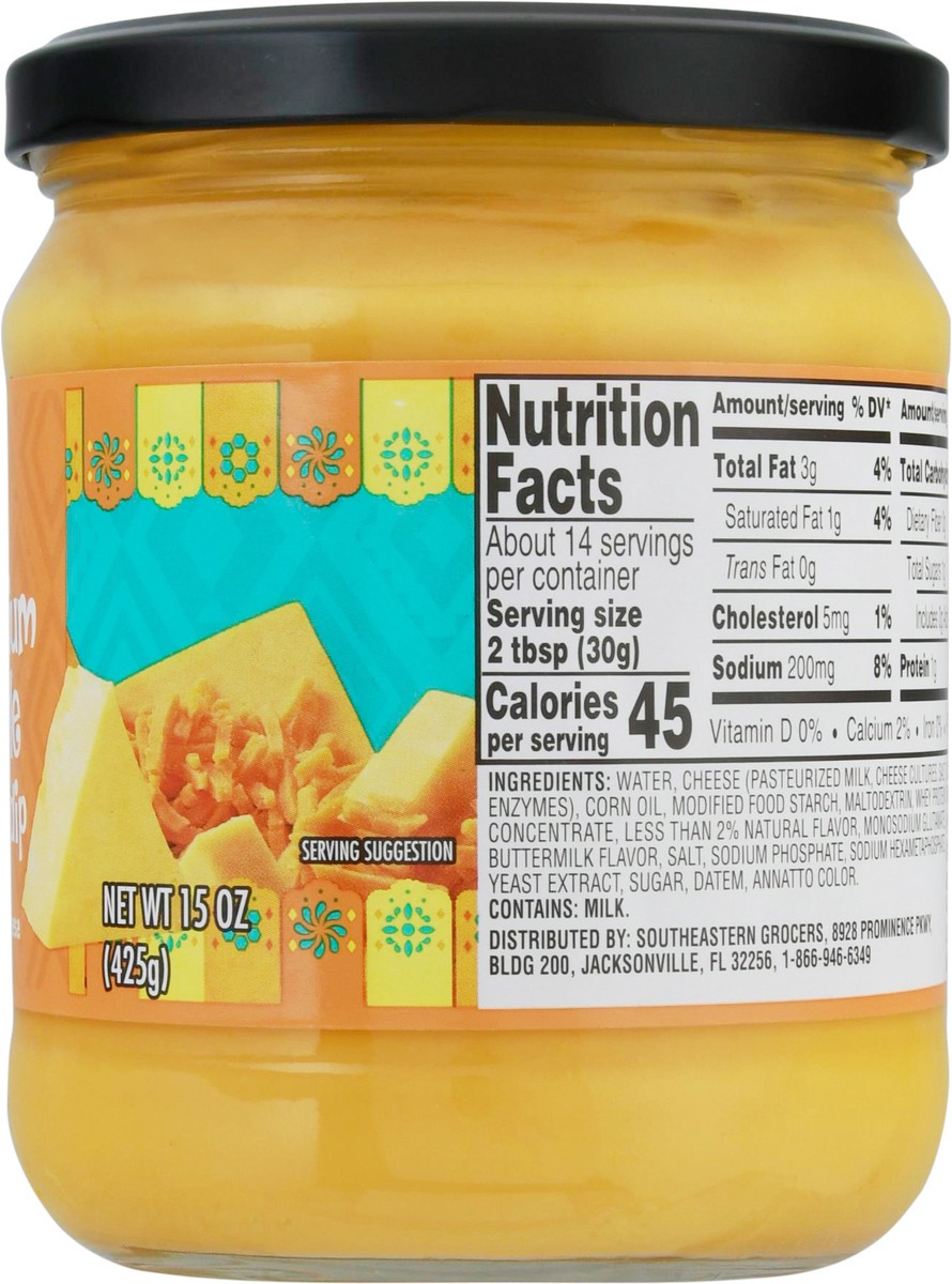 slide 10 of 13, SE Grocers Salsa Con Queso, 15 oz