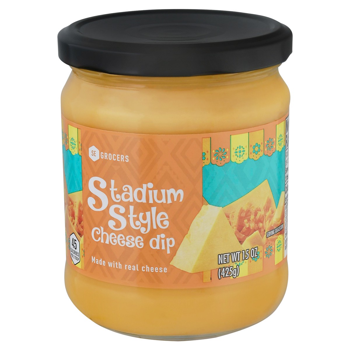 slide 8 of 13, SE Grocers Salsa Con Queso, 15 oz