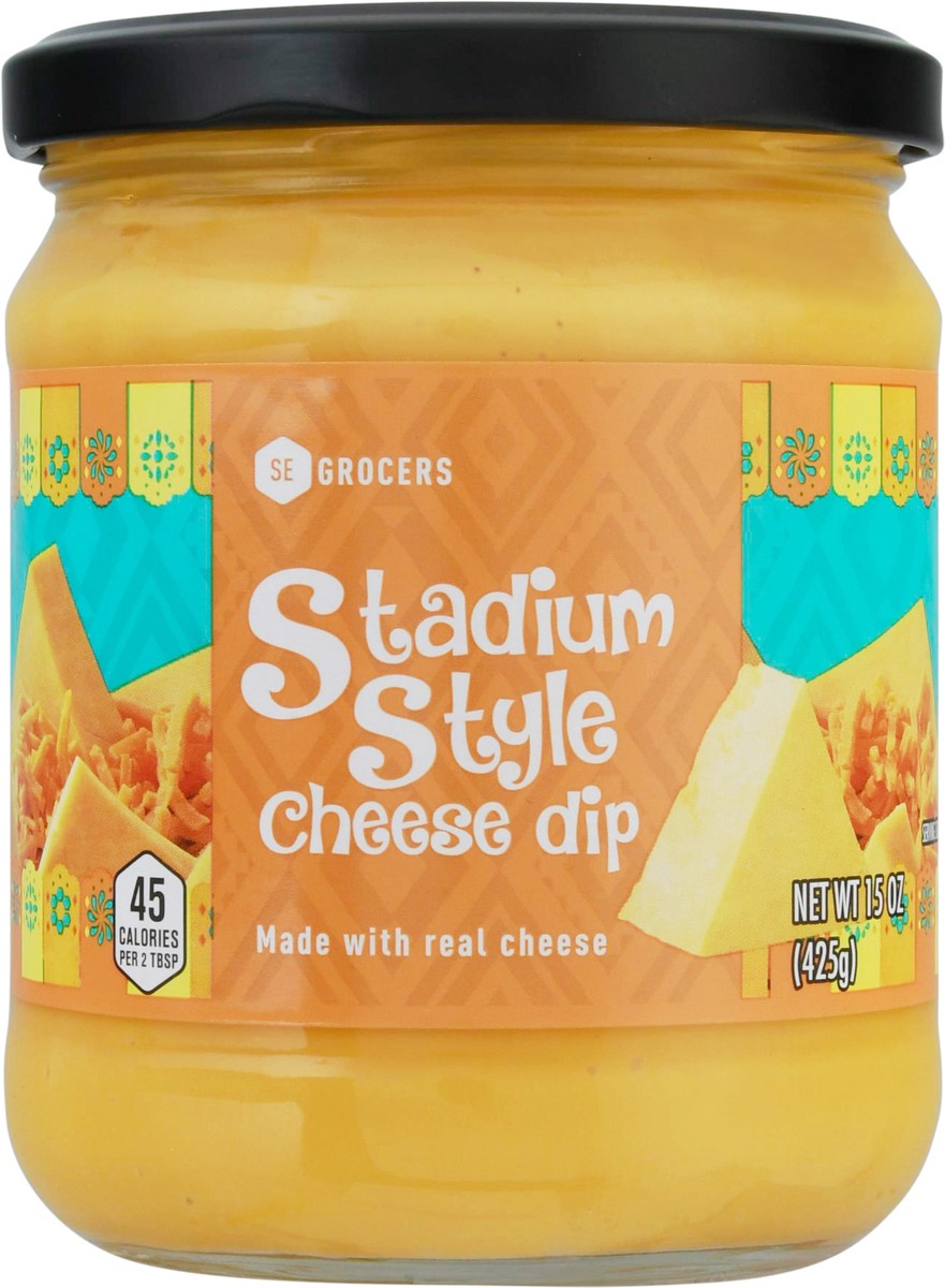 slide 1 of 13, SE Grocers Salsa Con Queso, 15 oz