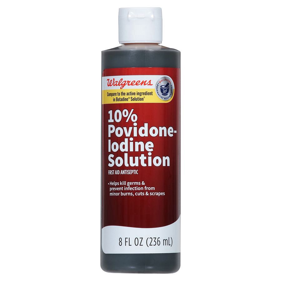 slide 4 of 5, Walgreens Povidone Iodine Solution 10%, 8 oz
