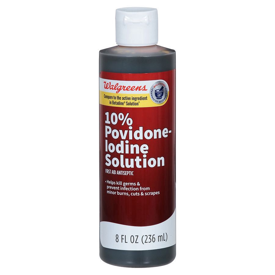 slide 1 of 5, Walgreens Povidone Iodine Solution 10%, 8 oz