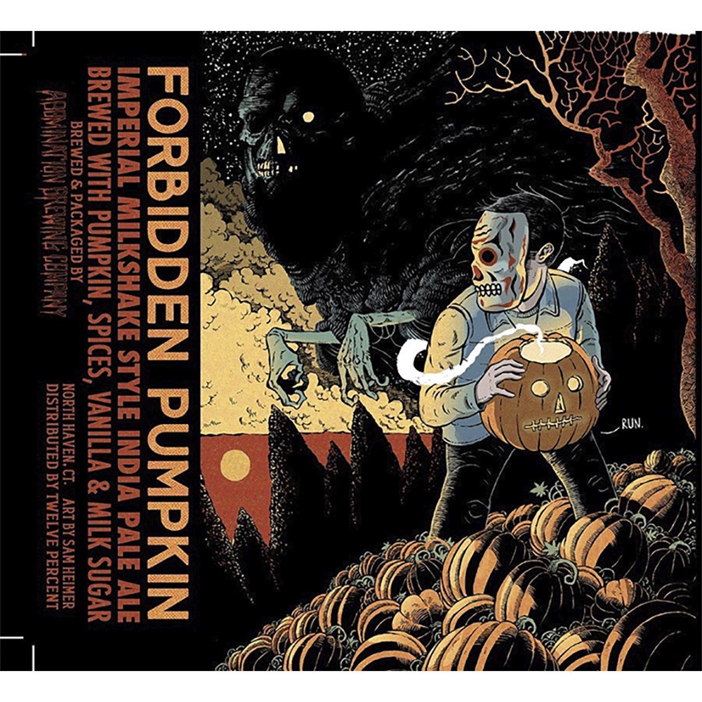 slide 1 of 1, Abomination Ales Abomination Forbidden Pumpkin, 16 oz