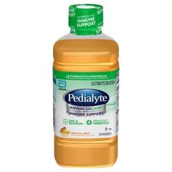 Pedialyte AdvancedCare Tropical Fruit Electrolyte Solution with Immune Support 33.8 fl oz