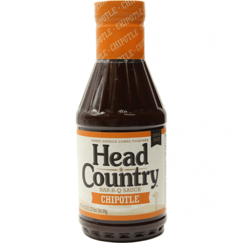 slide 1 of 1, Head Country BBQ Sauce, Spicy Chipotle, 20 oz
