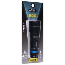 Police Security 600 Lumens Scope Flashlights 1 ea