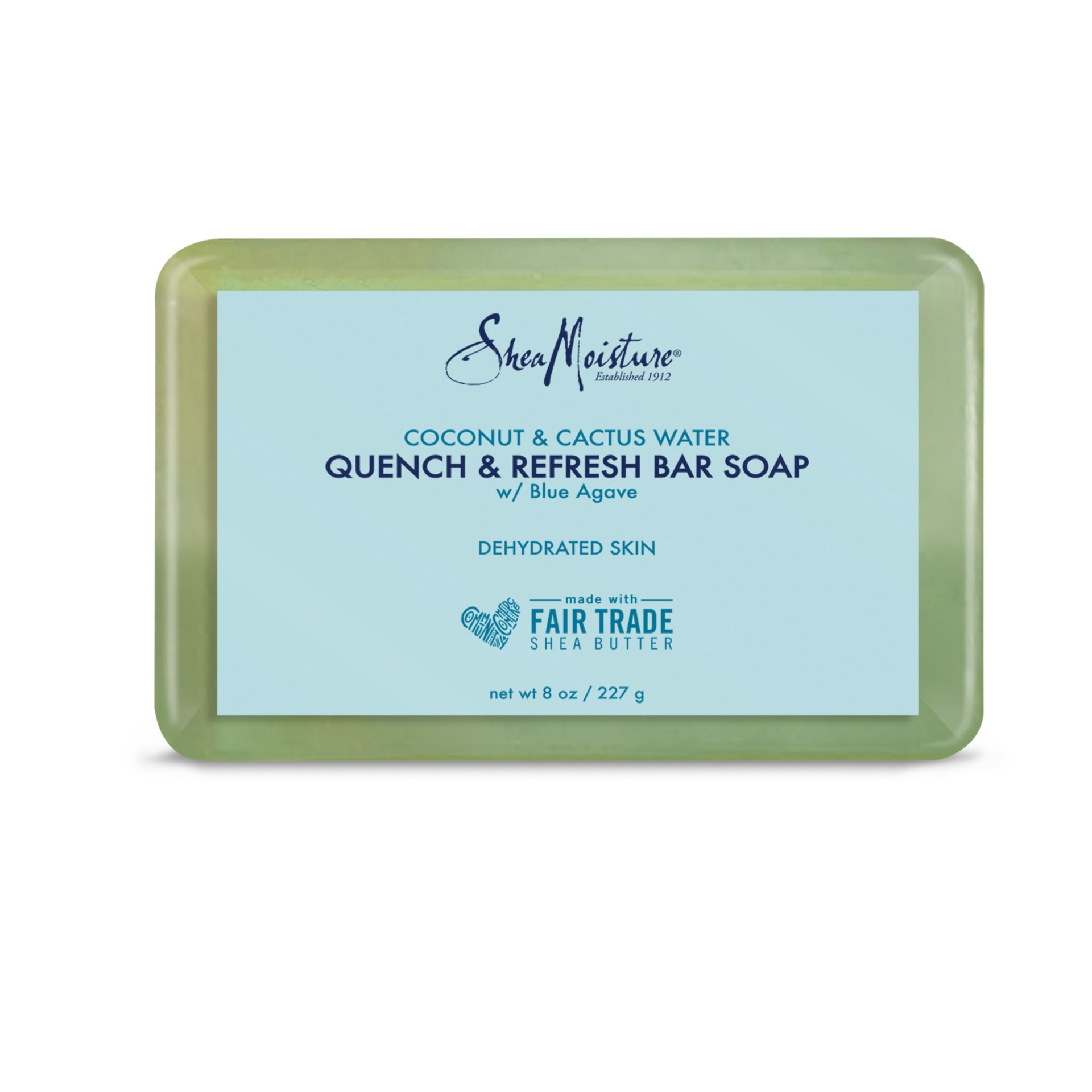 slide 3 of 3, SheaMoisture With Blue Agave Quench & Refresh Coconut & Cactus Water Bar Soap 8 oz, 8 oz
