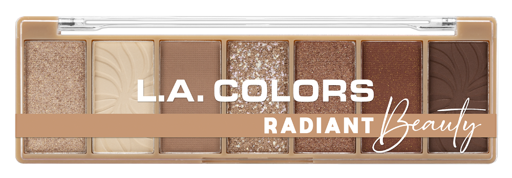 slide 1 of 1, L.A. Colors Radiant Beauty Eyeshadow Palette, 0.22 oz