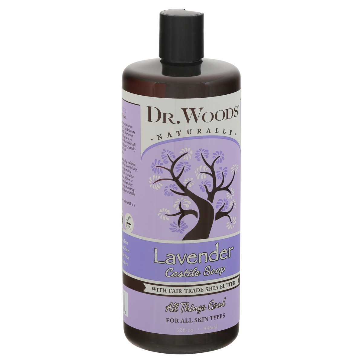 slide 9 of 9, Dr. Woods Naturally Lavender Castile Soap 32 fl oz, 32 fl oz