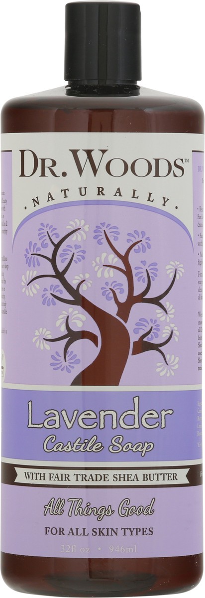 slide 5 of 9, Dr. Woods Naturally Lavender Castile Soap 32 fl oz, 32 fl oz