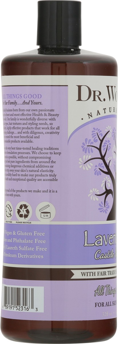 slide 4 of 9, Dr. Woods Naturally Lavender Castile Soap 32 fl oz, 32 fl oz