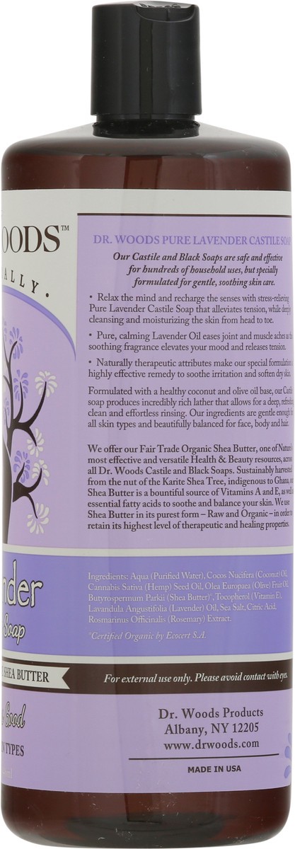 slide 7 of 9, Dr. Woods Naturally Lavender Castile Soap 32 fl oz, 32 fl oz