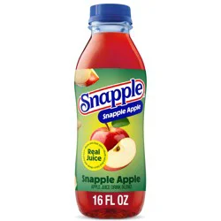 Snapple Apple, 16 fl oz recycled plastic bottle
