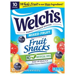 Welch'S Fruit Snacks Mixed Fruit