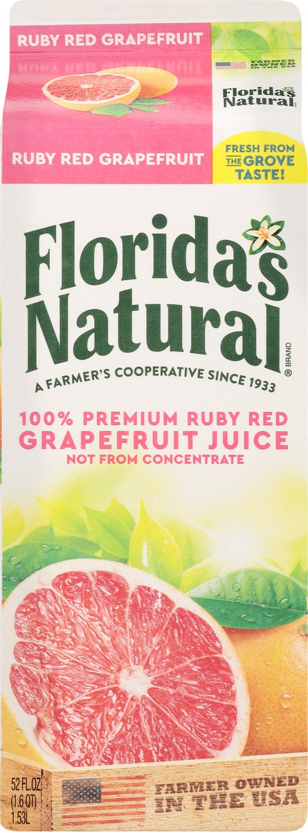 slide 5 of 9, Florida's Natural Grapefruit Juice - 52 oz, 52 oz