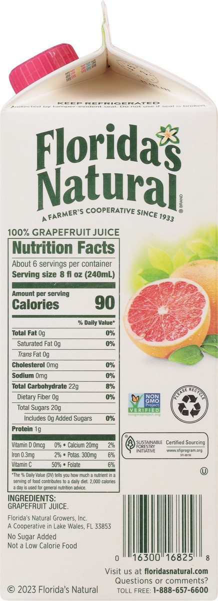 slide 2 of 9, Florida's Natural Grapefruit Juice - 52 oz, 52 oz