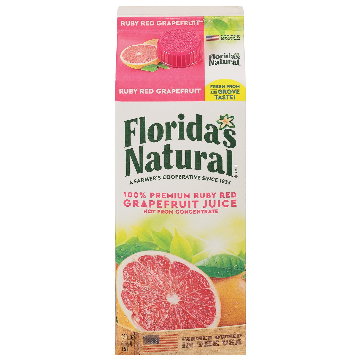 slide 1 of 9, Florida's Natural Grapefruit Juice - 52 oz, 52 oz