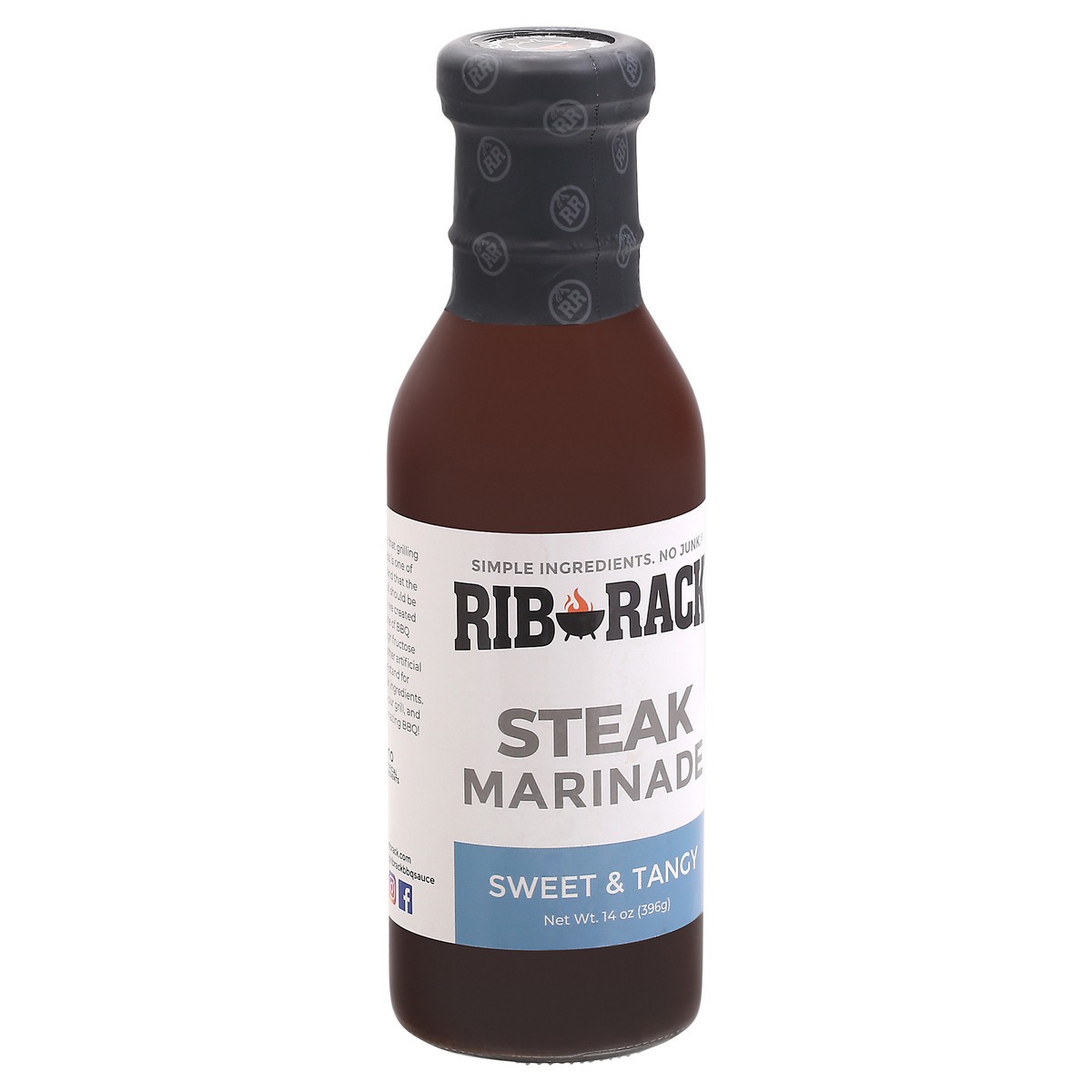 slide 2 of 9, Rib Rack Steak Marinade Sauce, 14 oz