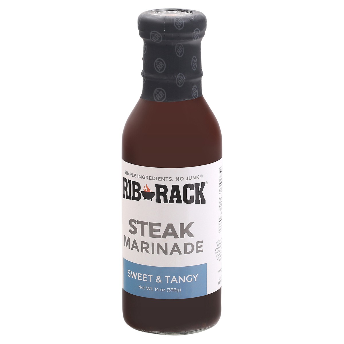 slide 3 of 9, Rib Rack Steak Marinade Sauce, 14 oz