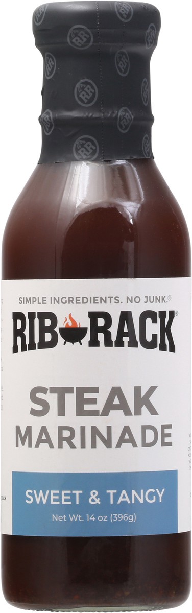 slide 6 of 9, Rib Rack Steak Marinade Sauce, 14 oz