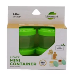 Biosmart Dressing Containers 4Pc 40Ml