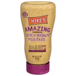 Mike's Mustard, Stoneground, Spicy Brown