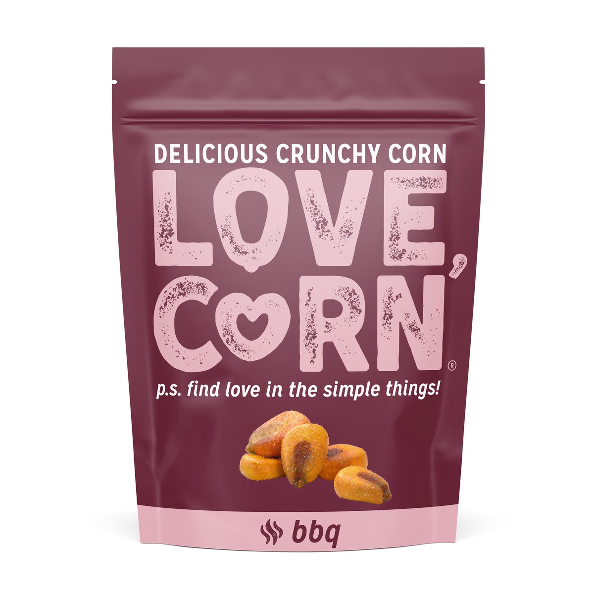 slide 1 of 9, LOVE CORN BBQ - 4 oz, 4 oz